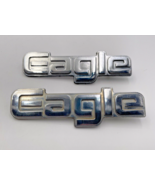 Original 1980-1988 AMC Jeep Eagle Emblem Chrome  3734418 1803340-1-1 Lot Of 2 - £12.59 GBP