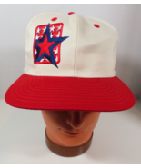 Vintage Fiesta Texas San Antonio White Red Snapback Hat Cap RARE Excellent - £25.87 GBP