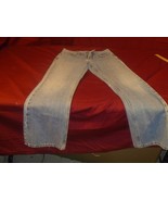 EXPRESS PRECISION LOWRISE FLARE LIGHT BLUE WASH JEAN DENIM PANTS WOMENS ... - $25.61 CAD