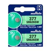 Murata 377 Battery SR626SW 1.55V Silver Oxide Watch Button Cell (10 Batt... - $2.99+