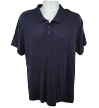 Vince. Polo Golf Navy Blue Cotton Men&#39;s Shirt Size XL - $23.71