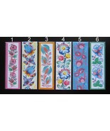 Flower Art Print Bookmarks Ornamental Decorative Bookmarks Handmade 6 Va... - £7.06 GBP