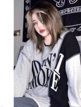 K hoodies tops vintage grunge letter print fashion pullovers streetwear harajuku o neck thumb200