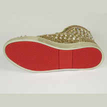 Mens High Top Shoes By FIESSO AURELIO GARCIA ,Spikes Rhine stones 2409 Gold image 8