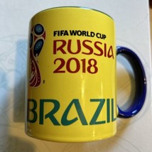 Brazil Brasil Soccer Footbal Coffee Tea  FIFA World Cup 2018 10 oz - $33.71 CAD