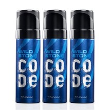 Wild Stone Code Platinum No Gas Body Perfume for Men Long Time  (Pack Of 3)120Ml - $42.46