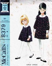 Vintage 1966 Child&#39;s DRESS Pattern 8379-m Size 6 - £9.48 GBP