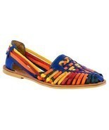 Womens Rainbow Authentic Mexican Huaraches Leather Sandals Boho Closed T... - $34.95