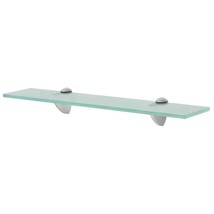 vidaXL Clear Tempered Floating Shelf, Rectangular, 20x50&quot;, Zinc Alloy - $1,457.10 MXN