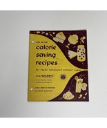 Vtg 1952 New Edition Calorie Saving Recipes Using Sucaryl Sweetner Cook ... - $25.74