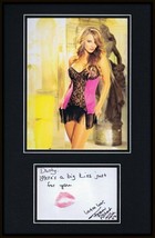 Tyran Richard Signed KISSED Lip Print Framed Photo Display  - £87.04 GBP