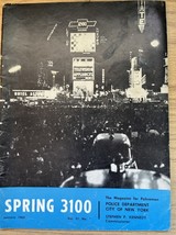 SPRING 3100 NYPD MAGAZINE JANUARY 1960 - $134.16 MXN
