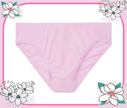 M L XL Orchid Purple Stretch Cotton Victorias Secret High Leg Waist Brief Panty - $10.99