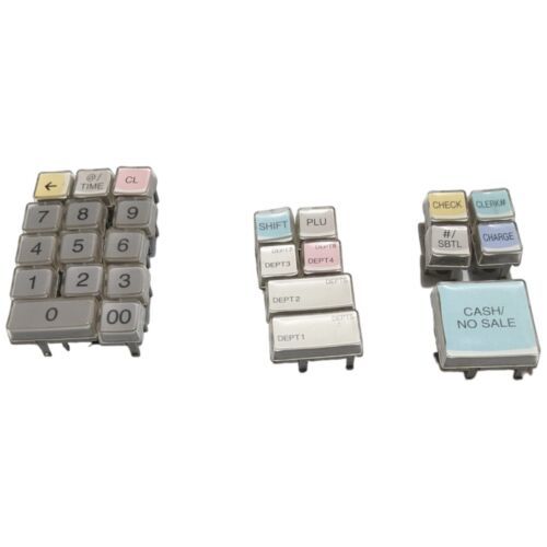 SHARP XE-A107 ELECTRONIC CASH REGISTER Keyboard Buttons Parts Replacement ONLY - £18.73 GBP