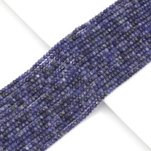 3x4mm Sodalite Faceted Rondelle Beads, Sku#U1706 - £9.47 GBP