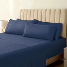 LuxClub 6 PC Full Size Sheet Set Bed Sheets, Breathable Bed - £42.29 GBP