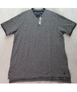Polo Sport Ralph Lauren T Shirt Mens Large Gray Cotton Short Sleeve V Ne... - £18.23 GBP