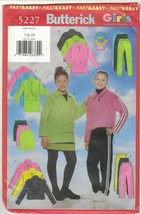 Butterick 5227 Girls Dress, Joggers, Leggings Wardrobe Pattern Choose Size Uncut - £6.33 GBP