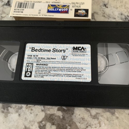 Bedtime Story (VHS, 1994) Item image 6