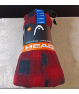Men&#39;s Head Red and White Plaid Fleece Sleep Lounge Pants Size XL - €5,92 EUR