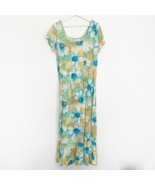 Vintage Jams World Paca Palomorca Hawaiian Maxi Dress Ivory Flower Back-... - £26.32 GBP