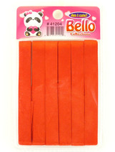 BELLO GIRLS RED HAIR RIBBONS - 6 PCS. (41204) - £5.52 GBP