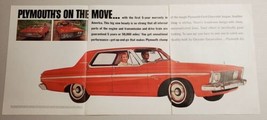 1962 Print Ad Plymouth 4-Door Red Car Chrysler 5 Year Warranty - $15.79