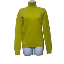 Bottega Veneta Women XS Technoskin Sweater Kiwi Green Turtleneck Long Sl... - $934.99