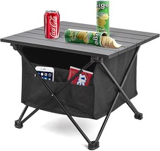 Folding Camping Table Portable Beach Table Lightweight Aluminum, Backyards - £32.55 GBP