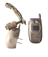 Samsung Verison Silver Flip Phone-RARE-SHIPS N 24 HOURS-See Below - $3,440.34 MXN