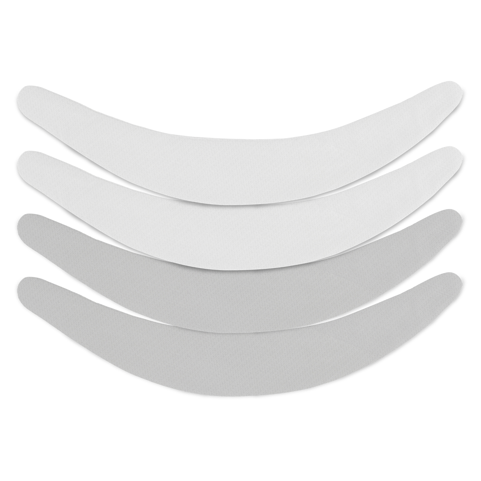 More of Me to Love Organic Cotton Tummy Liner 4Pk (2x Pearl White 2x Stone Gray)