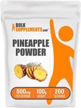 Bulksupplements.Com Pineapple Powder - Pineapple Fruit Powder, Air Dried Powder, - £21.57 GBP
