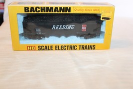 HO Scale Bachmann, 4 Bay Hopper with Load, Reading RR, Black, #86023 - 1023:250 - $25.00