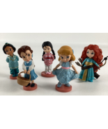 Disney Animator Collection Young Princess Merida Jasmine Belle 3&quot; Figure... - $47.47 CAD