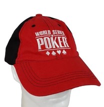 World Series of Poker Strapback Hat Cap Embroidered Black Red Adjustable... - £8.28 GBP