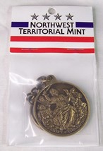 NORTHWEST TERRITORIAL MINT JUSTICE KEYCHAIN KEY FOB NEW IN BAG - $9.89