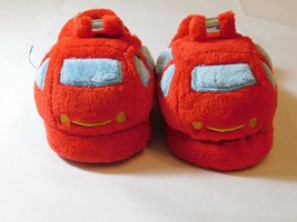 Cap Girl&#39;s Boy&#39;s Baby Slippers Shoes Size S 4-5 Red Cars Red  NWOT NEW - £10.38 GBP