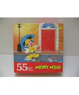 Vintage Golden 5000C 55 Piece Puzzle Mickey Mouse Disney Mini Puzzle - $12.99