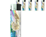 Unicorns D9 Lighters Set of 5 Electronic Refillable Butane Mythical Crea... - $15.79