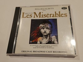 Les Miserables [Highlights from the 1987 Original Broadway Cast] CD - £6.40 GBP