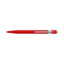 Caran d&#39;Ache 849 Metal Range Ball Pen - Red with Red Cartridge  - £50.76 GBP