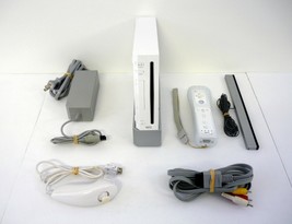 Nintendo Wii System Console Authentic OEM Model #RVL-001 Bundle White Co... - £89.24 GBP