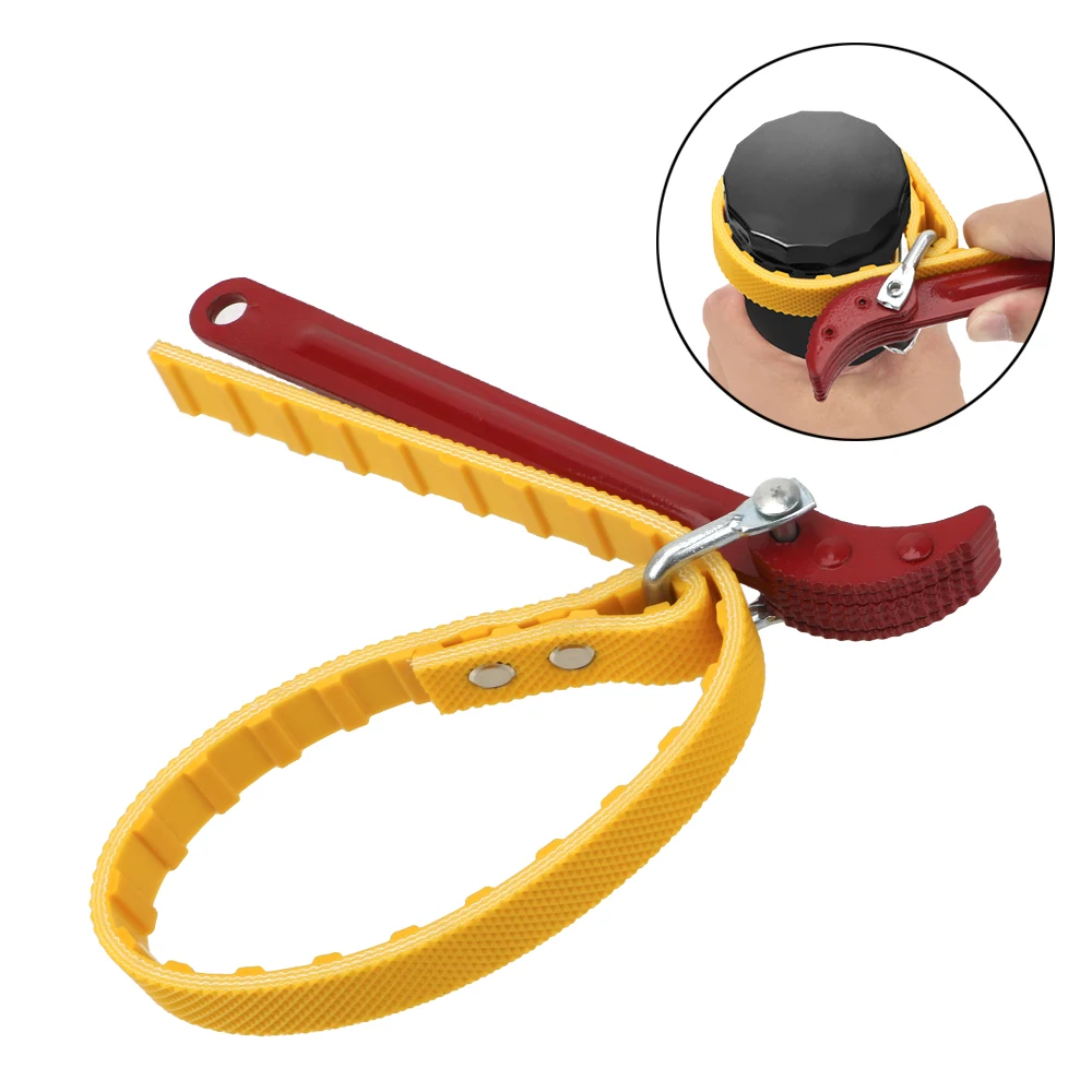 Removal Tool Car Belt Wrench Puller Strap Spanner Oil Filter Wrench - £10.99 GBP