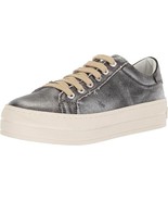 JSlides Women’s Dede Leather Woven Platform Sneaker - Black - Size 7 - $546.62 MXN