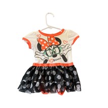 Disney Minnie Mouse Baby Girls Infant Size 0 3 Months Tshirt Tutu Dress ... - $9.89