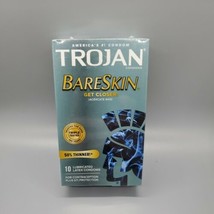 Trojan BareSkin Thin Condoms Latex Lubricated 10 Pack Box 7/1/2025 - £11.39 GBP