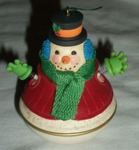 2003 Hallmark Snowman Surprise Christmas Ornament Ken Crow Nesting - £19.76 GBP