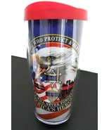 American Heroes Thermos Travel Flask Cup 16oz Police Sheriff EMT Fire De... - $14.19