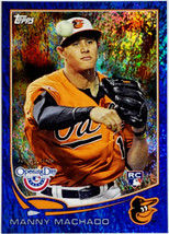  Manny Machado Rookie Blue Refractor Foil /2013 Sp 2013 Topps Opening Day #172 - £103.49 GBP