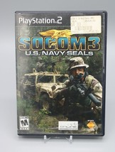 Socom 3 U.S. Navy Seals (PlayStation 2, 2005) Tested &amp; Works - £7.87 GBP